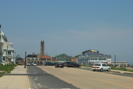 Asbury Park from a closer vantage point