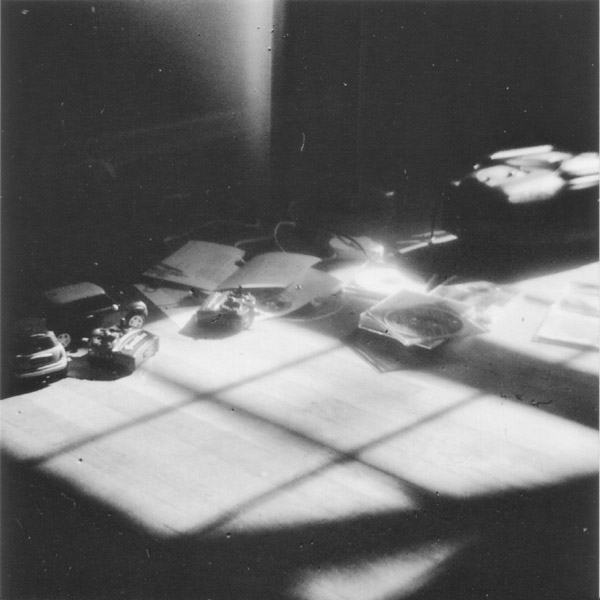 Toys on the floor in the sun