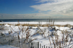 The beach in Ocean Grove, New Jersey