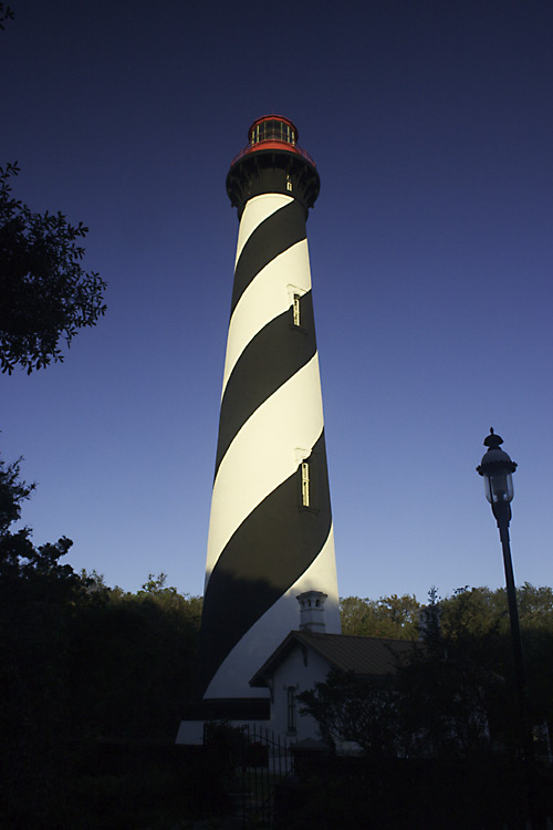 St. Augustine Lighthouse from the other side of the museum