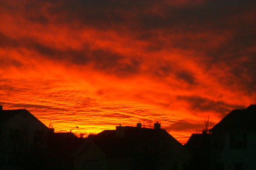 [ My God! The sky's on fire! ]