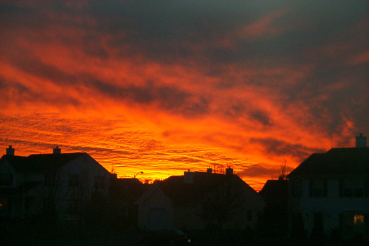 [ My God! The sky's on fire! ]