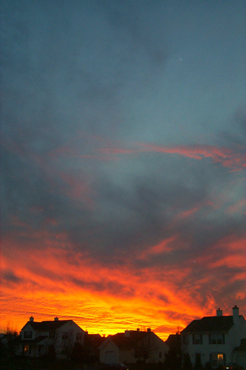 [ My God! The sky's on fire! ]