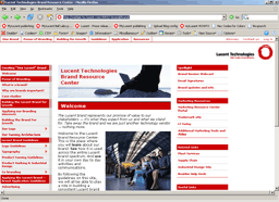 www.lucent.com front page