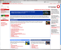 Service Providers landing page