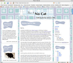 There Is No Cat front page