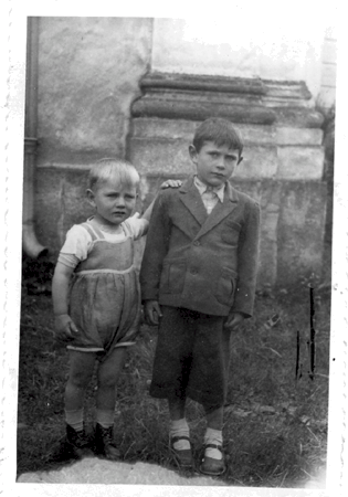 two children