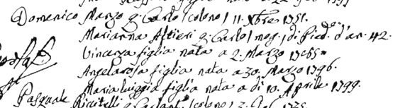 [ 1802 Census for Manzo-Altieri family ]