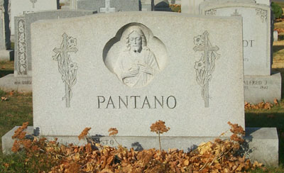 [ Pantano headstone, Calvary Cemetery, Paterson NJ ]