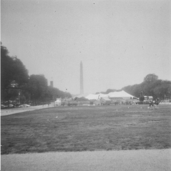 The Mall looking from the Capitol toward the Washington Monument
