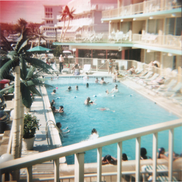 The swimming pool at our hotel, unchanged since the 1960s