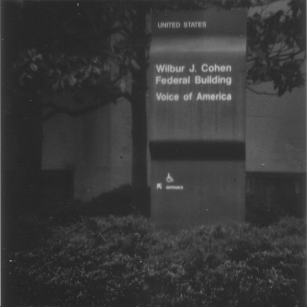 Voice of America sign