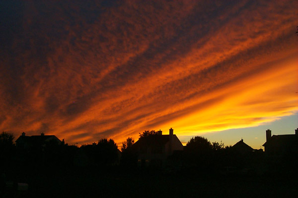 View from the driveway