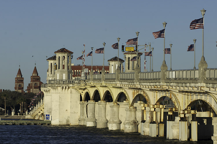 Closer look at the Bridge of Lions